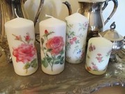 Free download `Marguerite` , `Majestic Beauty`, `Madeleine`, and `Juliet ` Candles free photo or picture to be edited with GIMP online image editor